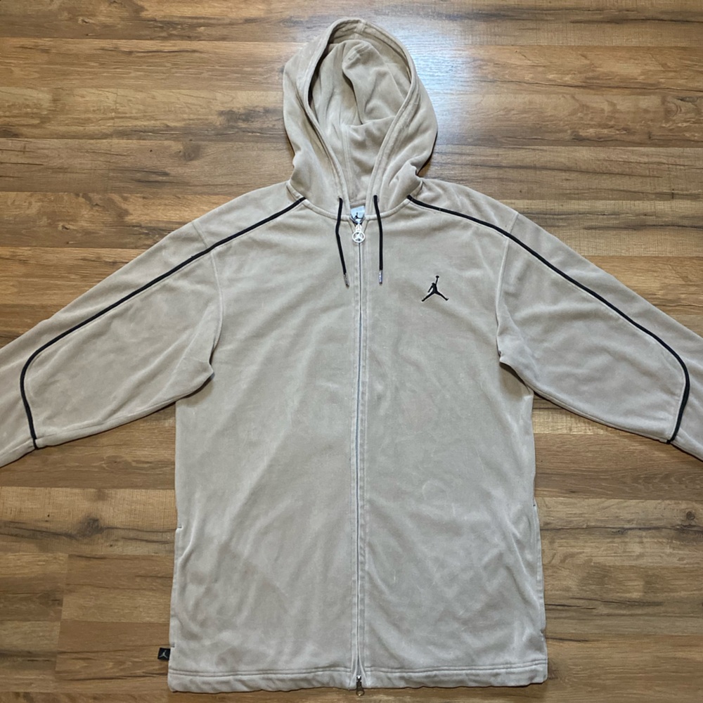 Y2K Jordan Velour Zip Up Hoodie